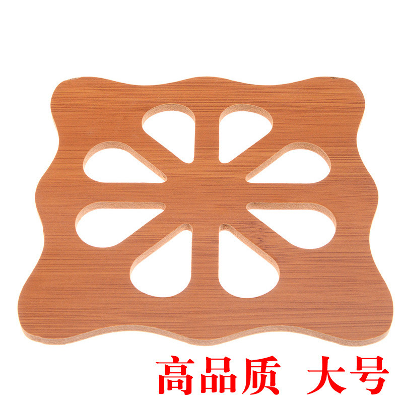 梅花桌餐墊隔熱墊批發盤子家用防燙墊批發 居家镂空木質杯墊 砂