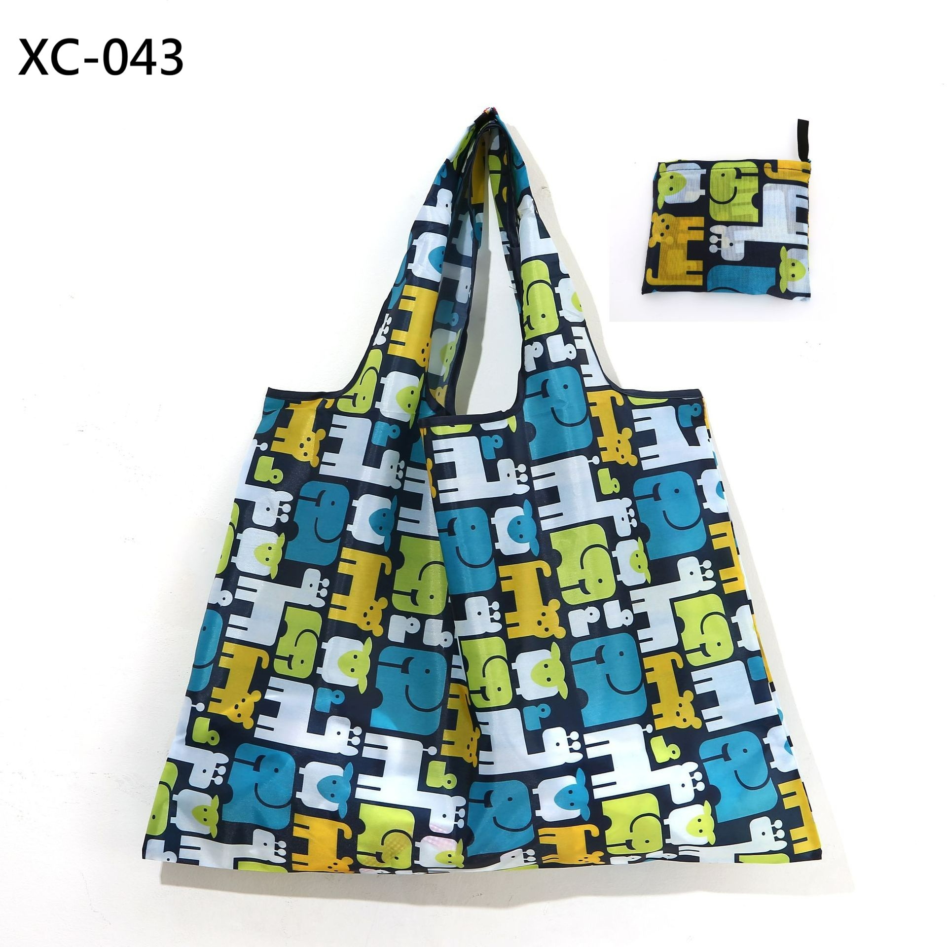 牛津布折疊環保購物袋批發大号便攜手提袋批發收納袋批發大容量超