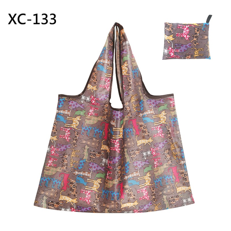 潮流韓版環保袋批發防水牛津布折疊購物袋批發廠價直批挎肩大容量