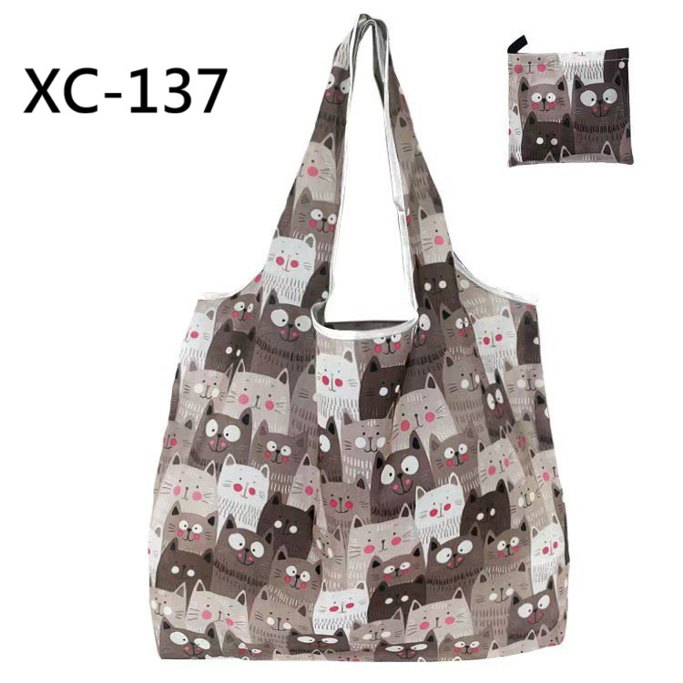 潮流韓版環保袋批發防水牛津布折疊購物袋批發廠價直批挎肩大容量